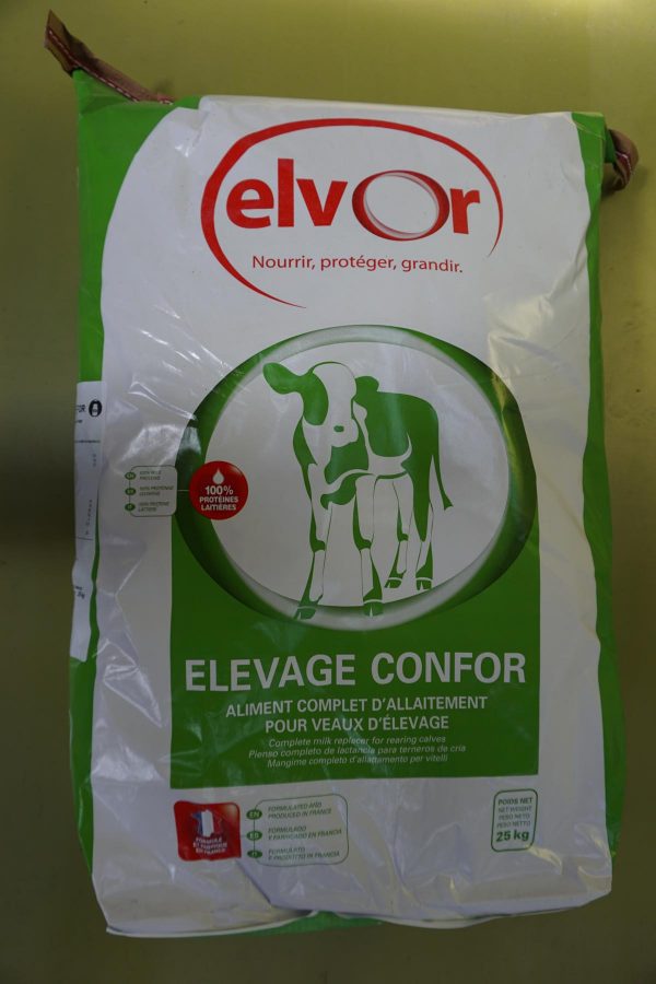 Elvor Elevage Confor: Aliment complet d'allaitement pour veaux d'élevage: